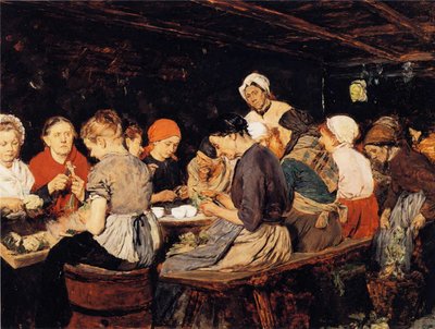 The Preserve Makers by Max Liebermann